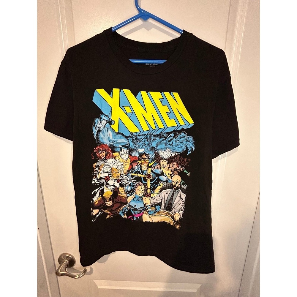 Marvel X-Men Movie Characters Big Graphic T-Shirt No Flaws